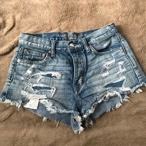 American eagle denim shorts
